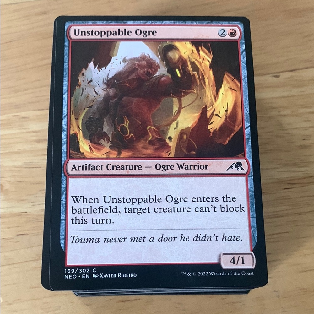 Mystery mono red magic cards